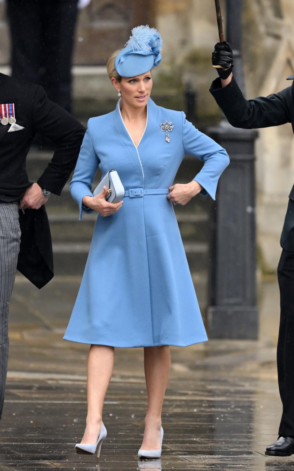 Zara Tindall wore Emmy London shoes to the Coronation - WireImage