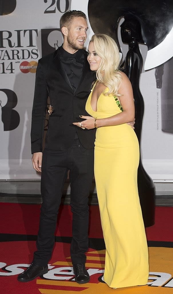 rita and calvin on the red carpet