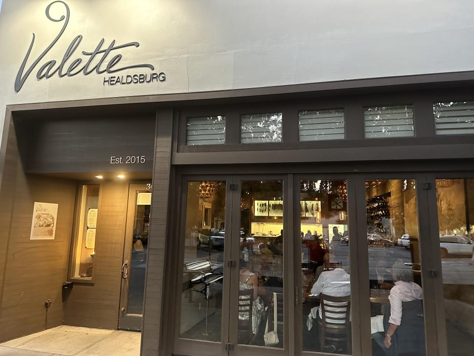 Valette restaurant in Healdsburg serves up delicious cuisine. (Adam Schupak/Golfweek)