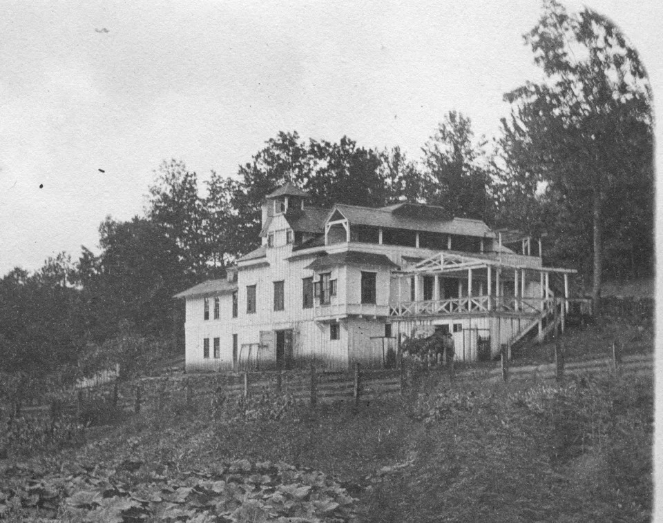 A massive wooden house once sat on pioneering architect Rafael Guastavino's "Rhododendron" estate off of what is now N.C. 9, south of Black Mountain. A nonprofit group is taking steps toward building a museum recognizing Guastavino's work on the site.