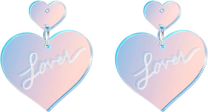 Tyniffer Pink Heart Earrings