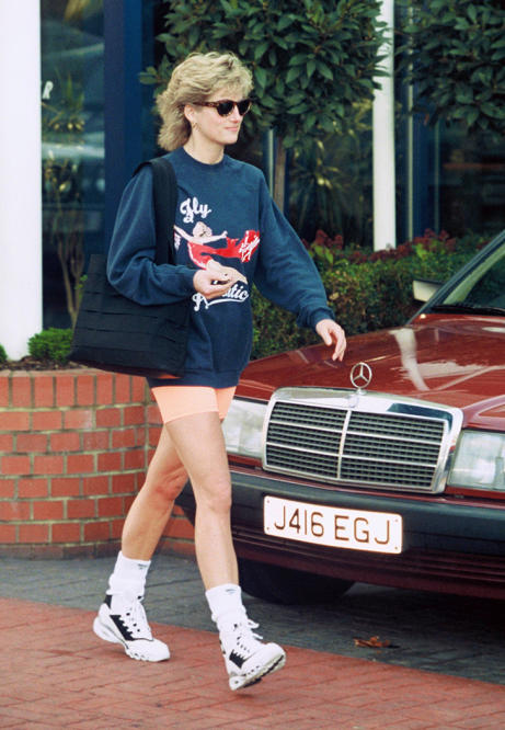 Taylor Swift Recreates Princess Diana Biker Shorts Outfit for Fall