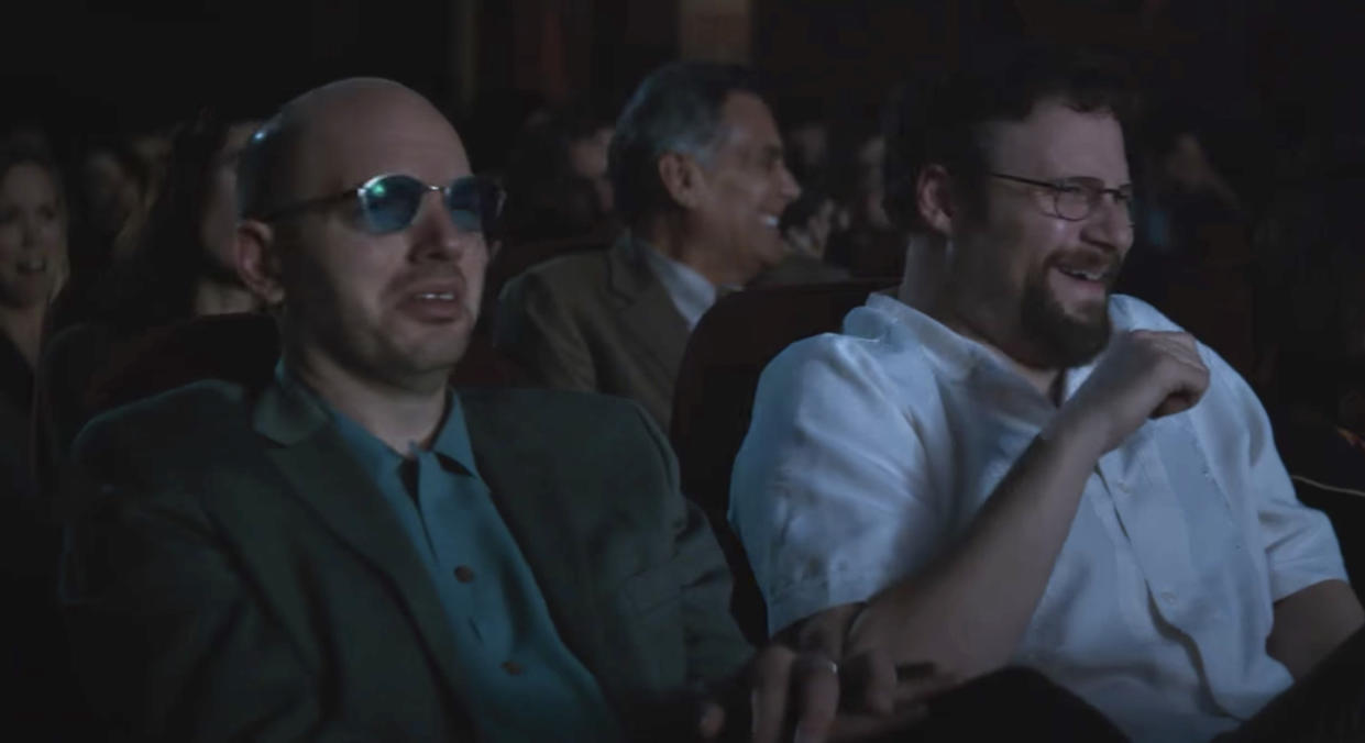 Paul Scheer, left, and Seth Rogen in <i>The Disaster Artist</i> (Photo: A24)