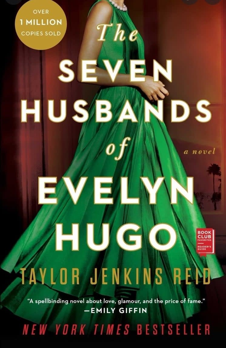 The cover of "The Seven Husbands of Evelyn Hugo" by Taylor Jenkins Reid.