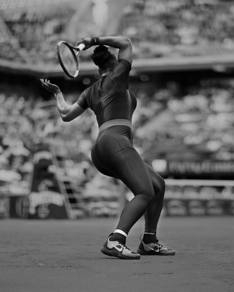 Este es el atuendo de Serena Williams de la controversia.<a href="https://www.instagram.com/nike/?hl=en" rel="nofollow noopener" target="_blank" data-ylk="slk:Foto: Nike/Instagram;elm:context_link;itc:0;sec:content-canvas" class="link "> Foto: Nike/Instagram</a>