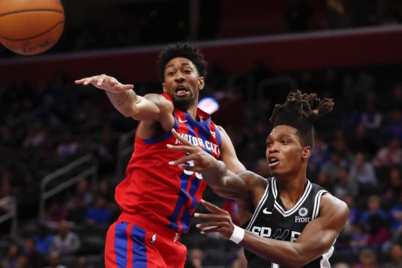 NBA: San Antonio Spurs at Detroit Pistons