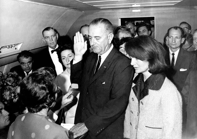 Universal History Archive/Getty Lyndon B. Johnson and Jackie Kennedy