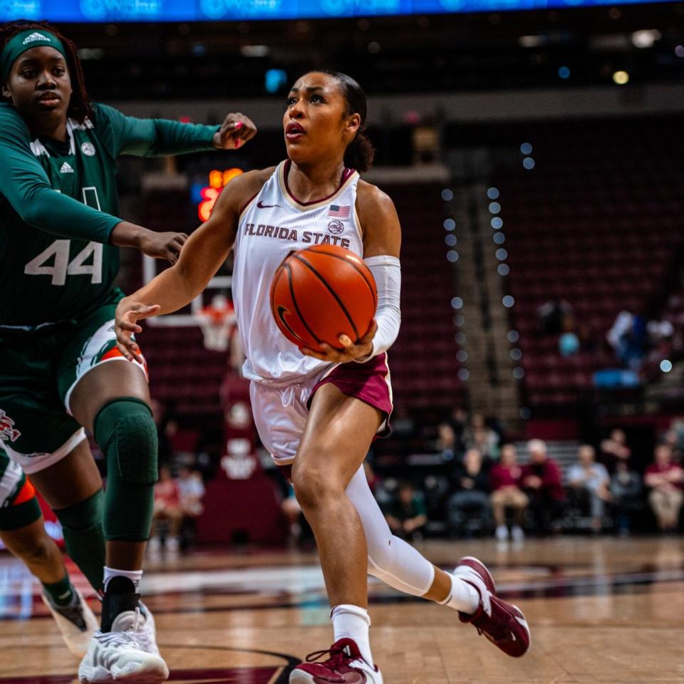 Florida State women's basketball faced Miami on Feb. 4, 2024 at the Donald L. Tucker Civic Center.