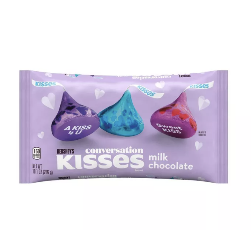 12) Hershey's Milk Chocolate Conversation Kisses