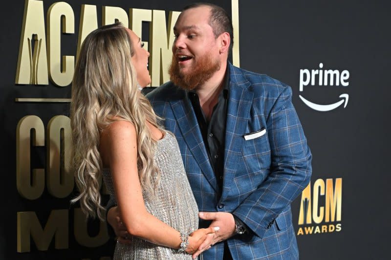 Luke Combs and his wife Nicloe are now the parents of two young sons. File Photo by Ian Halperin/UPI
