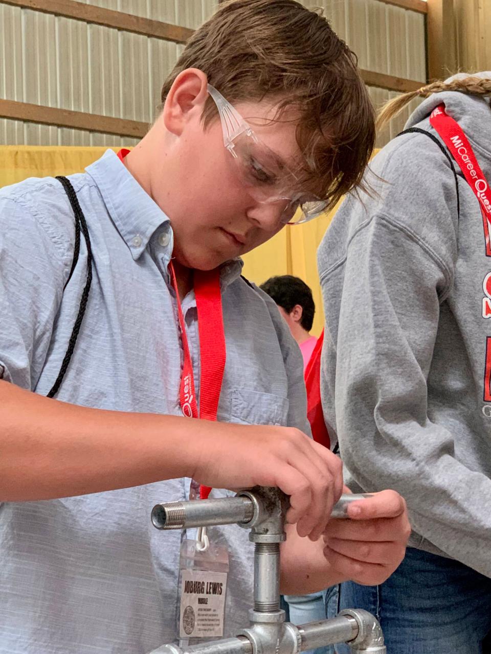Plumbers are in high demand across the region as there are not as many people going into the skilled trades. The MiCareerQuest event at the Industrial Arts Institute in Onaway introduces local sixth through 12th graders to different in-demand job options available to them.
