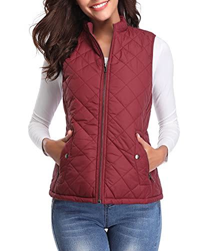 2) Women's Quilted Vest