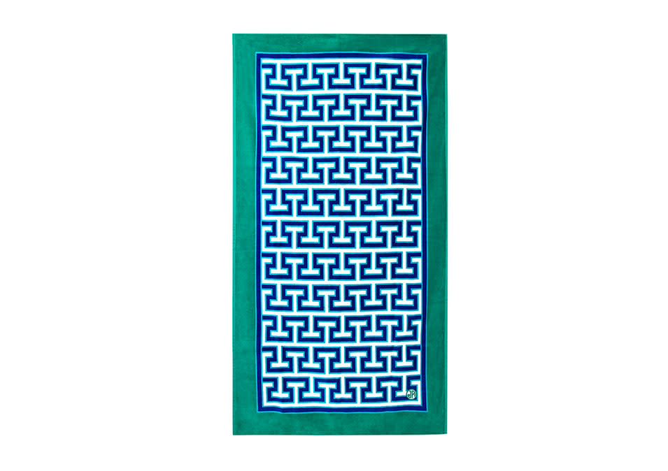 <p>Jonathan Adler Beach Towel, $98, <a rel="nofollow noopener" href="http://www.neimanmarcus.com/Jonathan-Adler-Mykonos-Beach-Towel/prod166980153/p.prod?srccode=cii_17588969&cpncode=43-52612389-2&ecid=NMCIGoogleProductAds" target="_blank" data-ylk="slk:neimanmarcus.com;elm:context_link;itc:0;sec:content-canvas" class="link ">neimanmarcus.com</a></p>