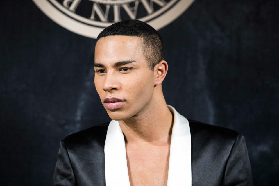 Olivier Rousteing ist Creative Director der Designermarke Balmain. (Bild: AP Photo)