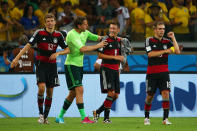 <p>Deutschland feierte den verdienten vEinzug ins Finale gegen Argentinien.<br>(Bild: Getty Images) </p>