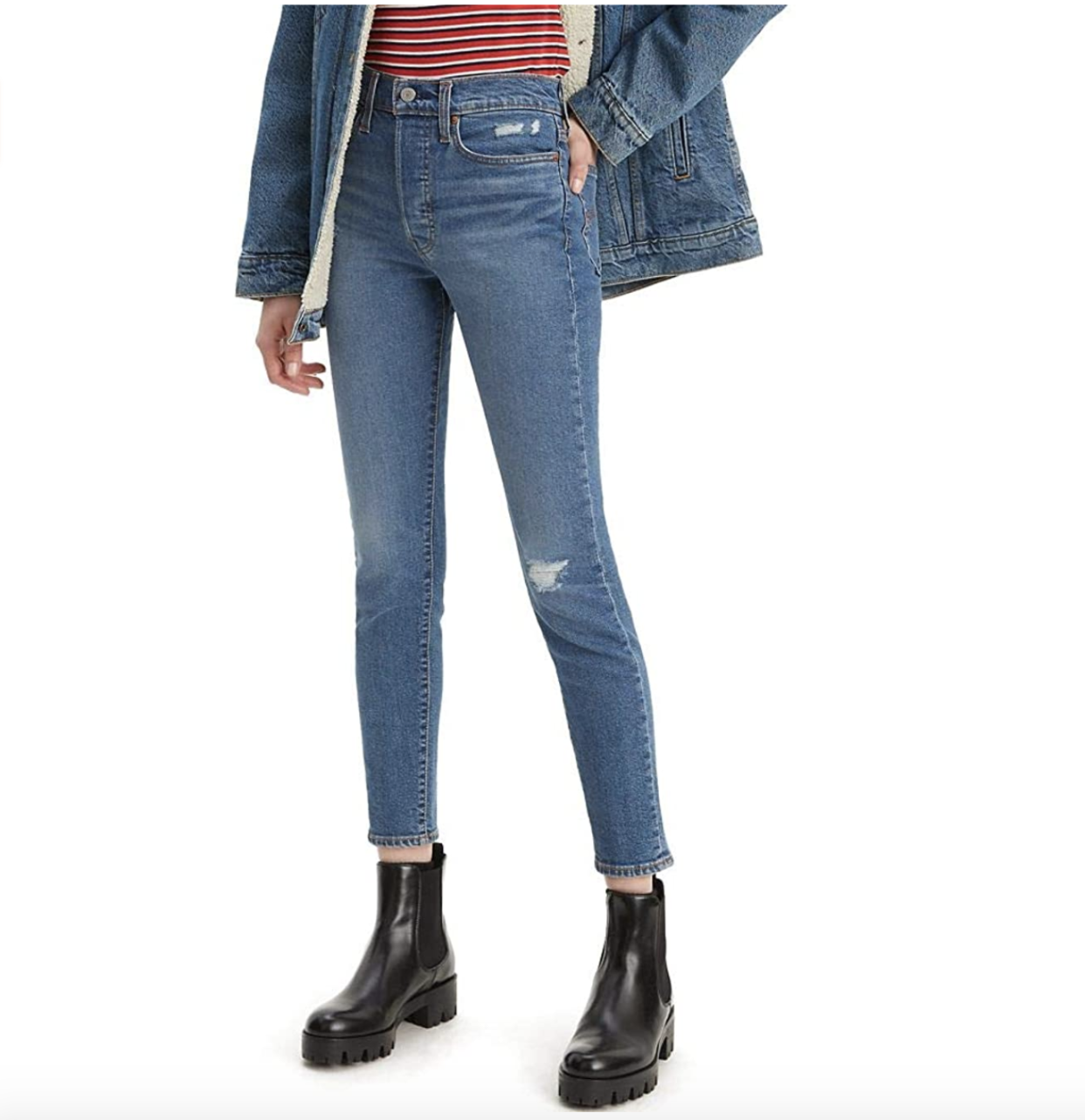 These jeans create an exceptional rear view and are nearly 40 percent off for Prime Day. (Photo: Amazon)