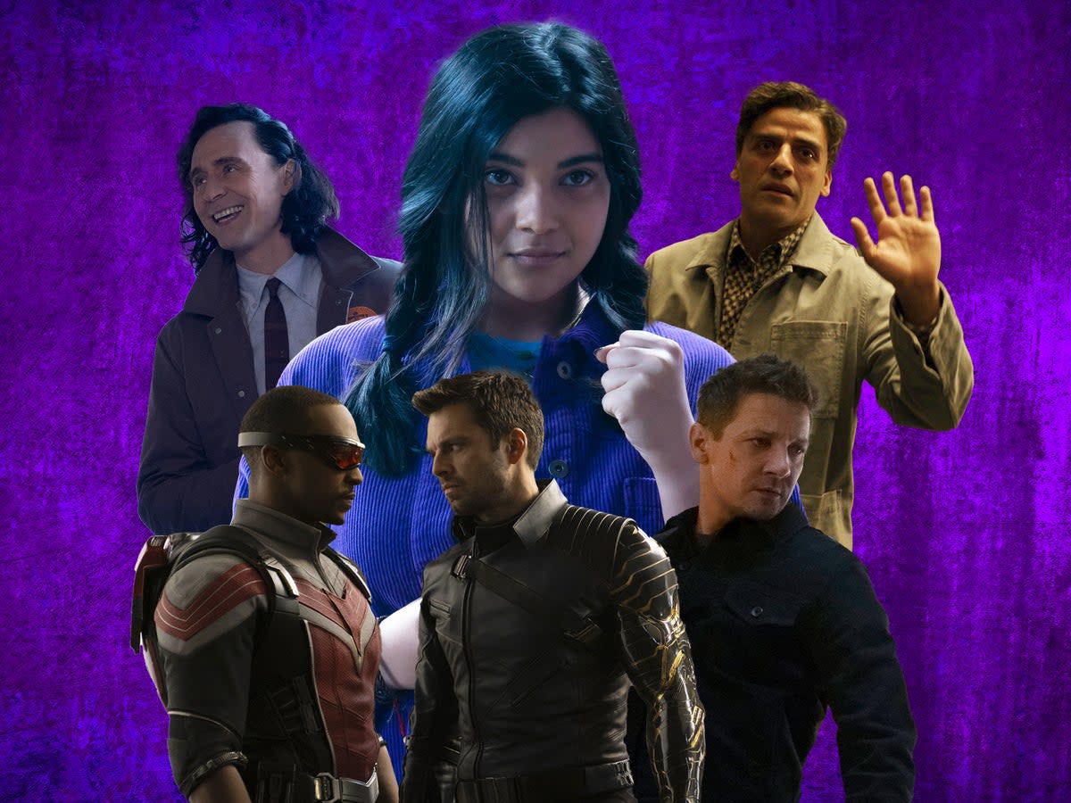 Streaming superheroes: the stars of ‘Loki’, ‘The Falcon and the Winter Soldier’, ‘Ms Marvel’, ‘Hawkeye’ and ‘Moon Knight’  (Marvel Studios)