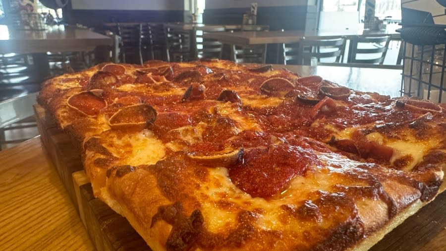 Motor City Pizza was added to the menu for Peppino’s Playoff Party. (January 21, 2024)