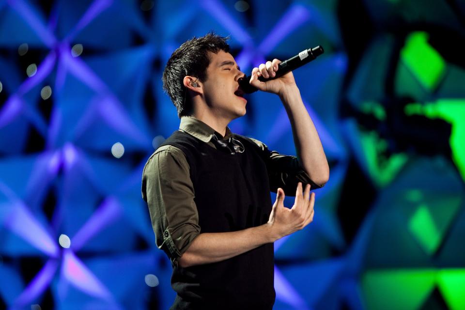 File Image: David Archuleta rehearses at 