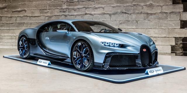 One-Off Bugatti Chiron Profilée Becomes Most Expensive New Car Ever Sold at  Auction