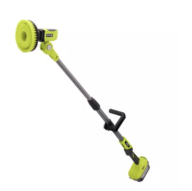 RYOBI ONE+ 18V Cordless Telescoping Power Scrubber (Tool Only)