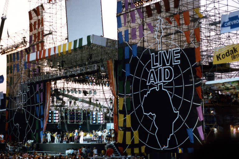 El recital Live Aid se llevó a cabo en dos países a la vez: Estados Unidos y Reino Unido