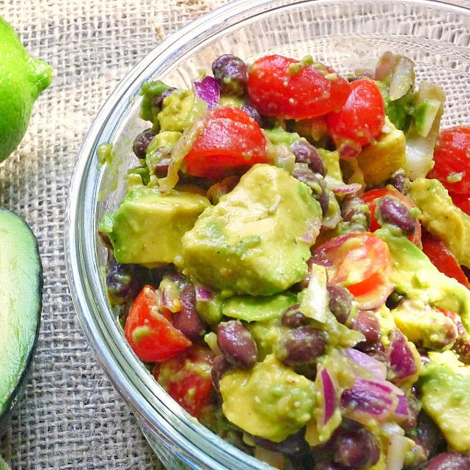 Avocado, Black Bean, and Tomato Salad