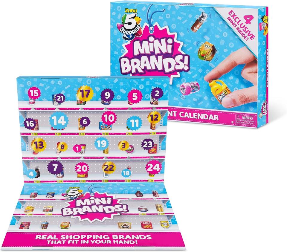 5 Surprise Mini Brands Advent Calendar. Image via Amazon.
