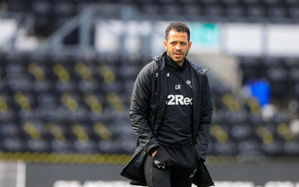 Liam Rosenior, currently the Derby County assistant manager, is squarely in the frame for the England U-21 job - Conor Molloy/News Images /News Images 