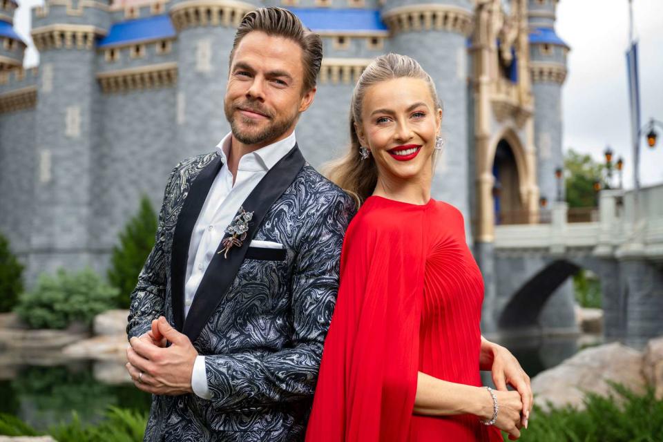 <p>Disney Parks/ABC via Getty</p> Derek and Julianne Hough.