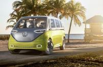 <p>The highly anticipated revival of Volkswagen's iconic Microbus is really happening. VW has confirmed that it will be <a href="https://www.caranddriver.com/news/a35940134/vw-id-buzz-us-on-sale-date/" rel="nofollow noopener" target="_blank" data-ylk="slk:sold in the U.S. starting in 2023;elm:context_link;itc:0;sec:content-canvas" class="link ">sold in the U.S. starting in 2023</a> as a 2024 model. An all-electric van, the Buzz will be part of the company's expanding ID EV lineup. The version sold here will be a long-wheelbase passenger configuration, while Europe will get commercial versions as well. It should offer around 200 horsepower in rear-wheel-drive base form and 300 horsepower in a more expensive all-wheel-drive configuration.</p><p><a class="link " href="https://www.caranddriver.com/volkswagen/id-buzz-microbus" rel="nofollow noopener" target="_blank" data-ylk="slk:What We Know So Far;elm:context_link;itc:0;sec:content-canvas">What We Know So Far</a></p>