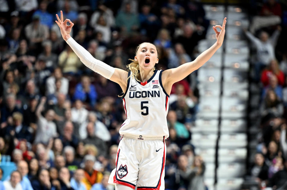 Paige Bueckers has UConn looking like a team that could make noise this season. (Photo by Greg Fiume/Getty Images)