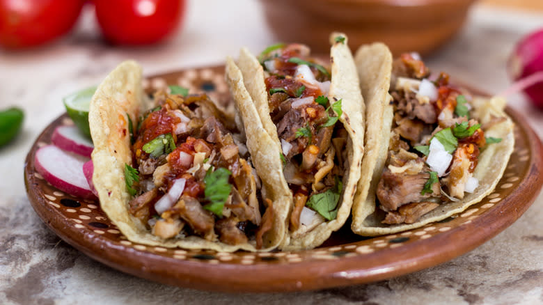 mexican pulled pork tacos