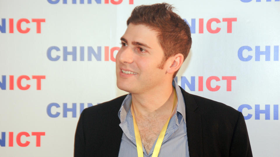 Facebook's co-founder Eduardo Saverin at the 8th annual edition of the CHINICT conference on May 25th 2012 in Beijing, China.