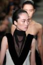 <p>Redken international stylist <a rel="nofollow noopener" href="https://www.crfashionbook.com/beauty/g12208268/hair-and-makeup-nyfw-spring-2018/" target="_blank" data-ylk="slk:Guido Palau;elm:context_link;itc:0;sec:content-canvas" class="link ">Guido Palau</a> ebbed away from his tradition of flamboyant hair styles in favour of a minimalist ‘do that complemented the corporate-chic looks of Wang’s <a rel="nofollow noopener" href="https://www.crfashionbook.com/fashion/a16810232/watch-alexander-wangs-final-nyfw-show-live/" target="_blank" data-ylk="slk:Fall 2018 show;elm:context_link;itc:0;sec:content-canvas" class="link ">Fall 2018 show</a>. For a five-minute ‘80s look that you can pull together before dashing out the door, swap out your hair band for a claw clip.</p>