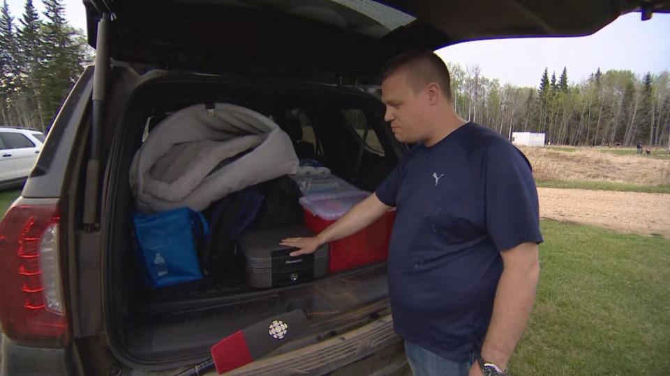 For some Fort McMurray residents like Aleks Mortlock, evacuating is a familiar and bitter experience. 