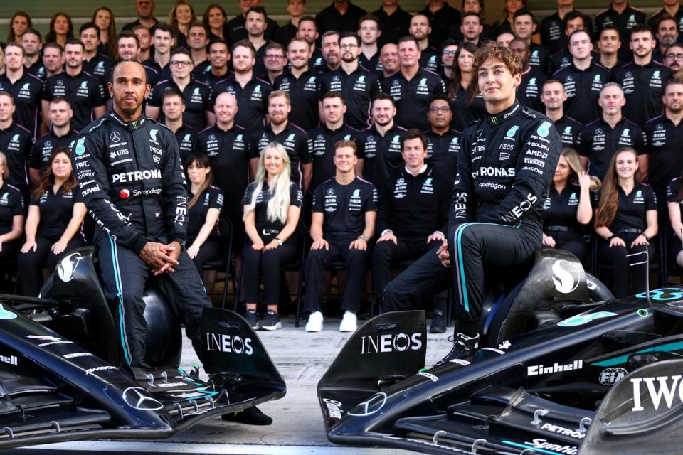 Mercedes will launch their 2024 F1 car on Wednesday 14 February (Getty Images)