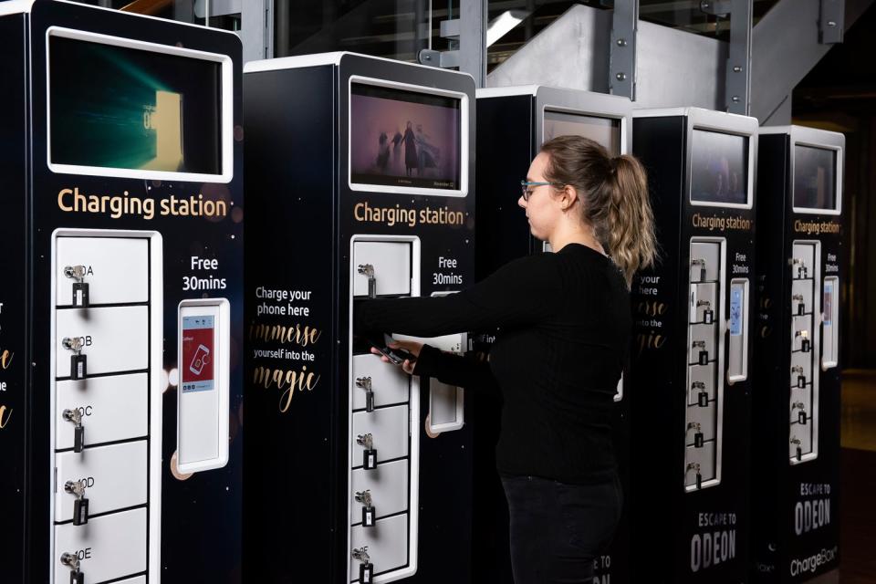 You'll be able to put your phone in a charging station. [Photo: Odeon]