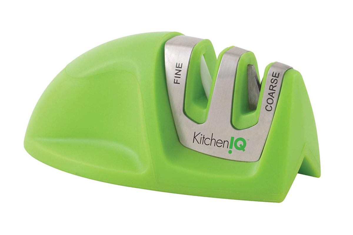 Knife Sharpener Edge Grip 2-Stage Easy to Use Little Sharpener - Kitchen IQ