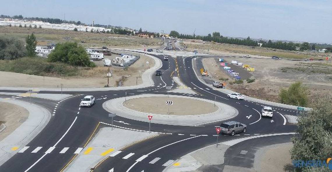 In 2018, Richland spent $5 million to widen Queensgate Drive, add bicycle and pedestrian amenities and two new roundabouts.