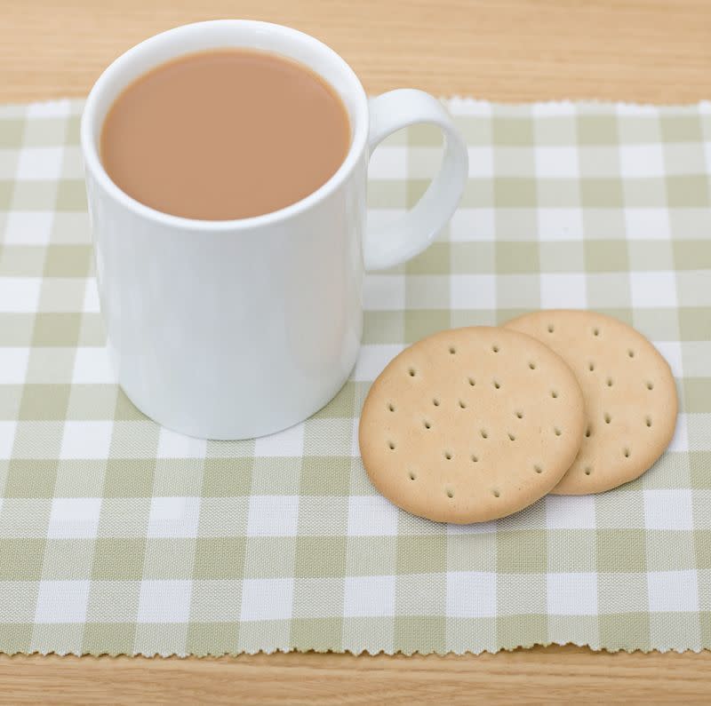 <p>An oldie but a goodie, the rich tea biscuit has been around since the 17th century as an upper-class nibble between light courses. </p><p>However, its sophisticated linage goes much deeper and if this classic biccie is among your favourite you’re in royal company. </p><p>According to a <a href="https://foodanddrink.scotsman.com/food/national-biscuit-day-2020-things-you-might-not-know-about-mcvities/#:~:text=Britain's%20biscuit%20craze,all%2Dtime%20favourite%20McVitie's%20biscuit." rel="nofollow noopener" target="_blank" data-ylk="slk:report;elm:context_link;itc:0;sec:content-canvas" class="link ">report</a> by McVities, alongside a pot of Early Grey, the rich tea is one of Queen Elizabeth II’s biscuits of choice. </p><p>Such an avid fan of the light, crunchy treat, her chef of 11 years (Darren McCrady) reveals it is a key ingredient in her beloved chocolate biscuit cake. The English classic is said to give the cake its <a href="https://theroyalchef.com/queen-elizabeths-favorite-cake-chocolate-biscuit-cake/" rel="nofollow noopener" target="_blank" data-ylk="slk:“lovely, crunchy texture.”;elm:context_link;itc:0;sec:content-canvas" class="link ">“lovely, crunchy texture.”</a></p><p>We tasted six rich tea biscuits looking for the best. </p><p><strong>How we test:</strong></p><p>From a selection of biscuits from brands and supermarket own labels we tried and tested six rich tea biscuits, assessing each product on appearance, aroma, taste and texture. We looked for ones that were gently balanced in sweetness and that had a light crunch.</p>