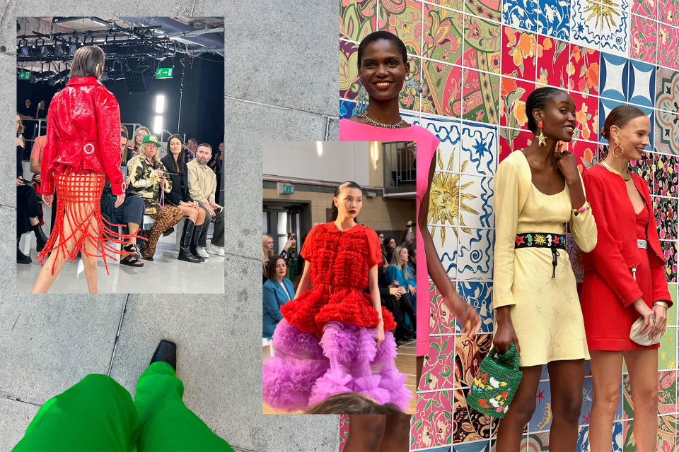 photo diary london fashion week spring summer 2023 runway show collection