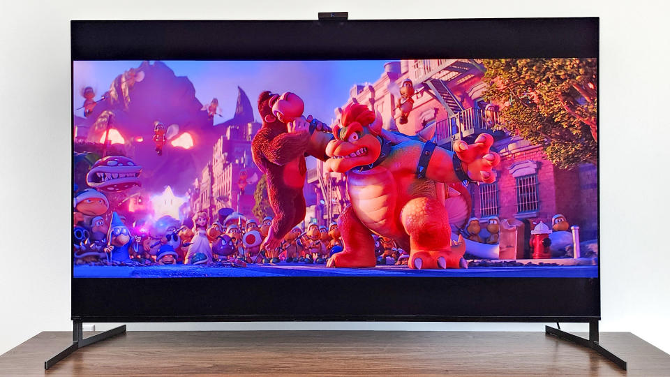 Sony Bravia XR A95L QD-OLED TV in living room