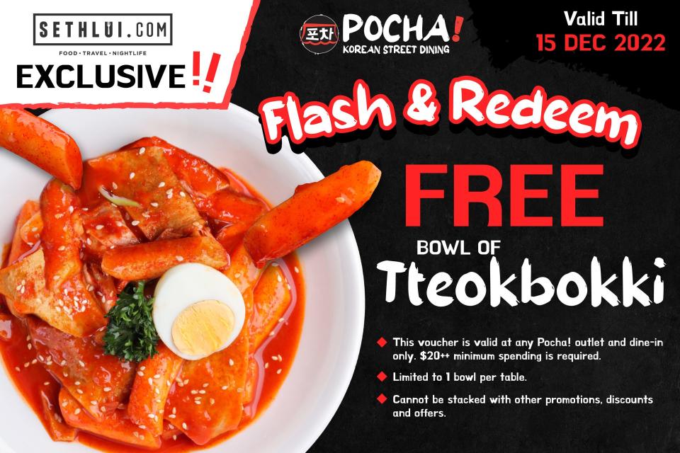 Pocha! Plaza Singapura - digital voucher