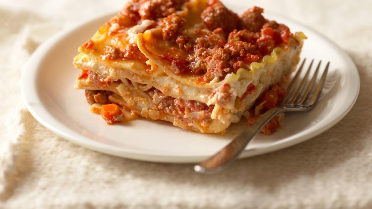 lasagna with turkey sausage