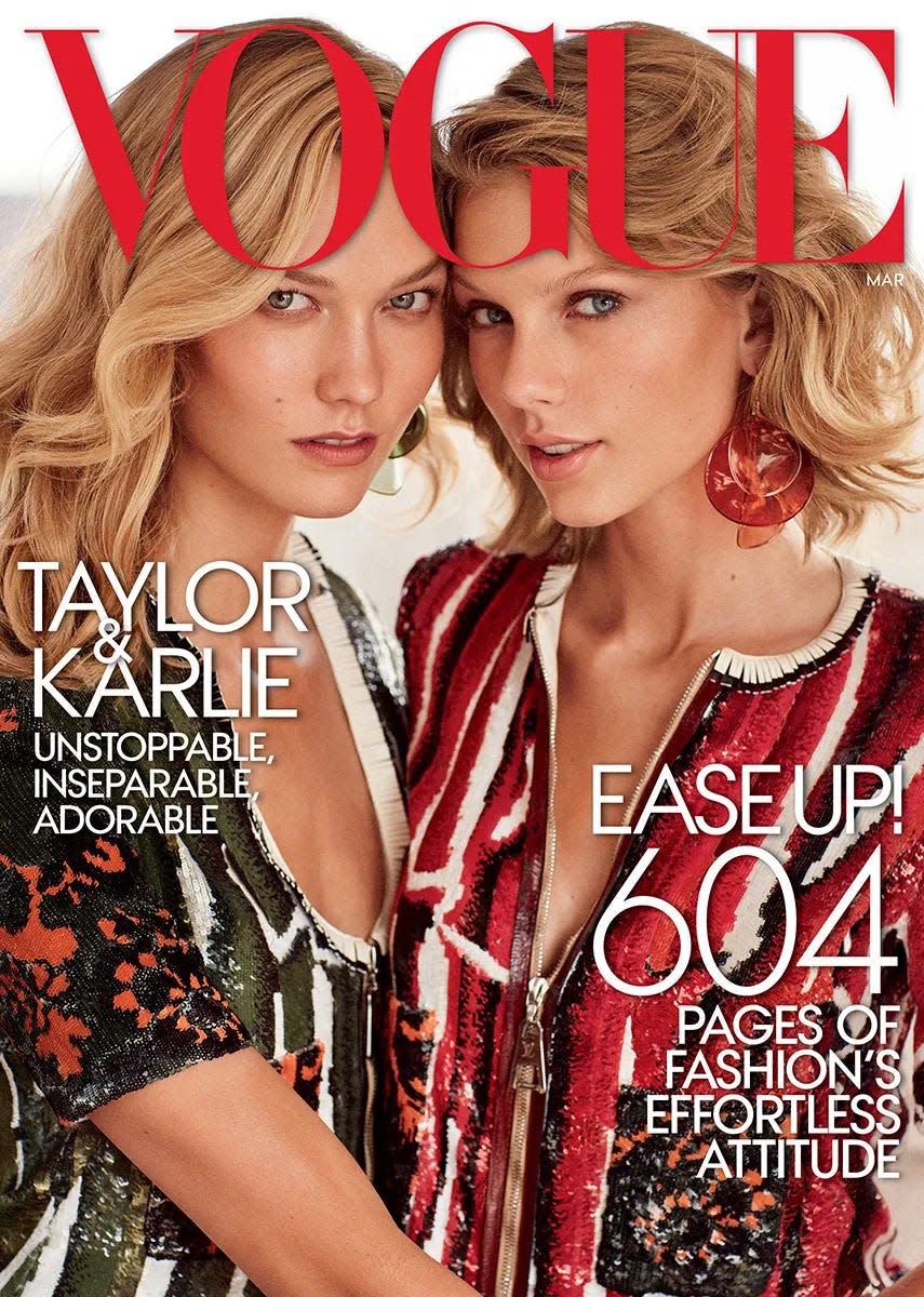 karlie kloss taylor swift vogue cover