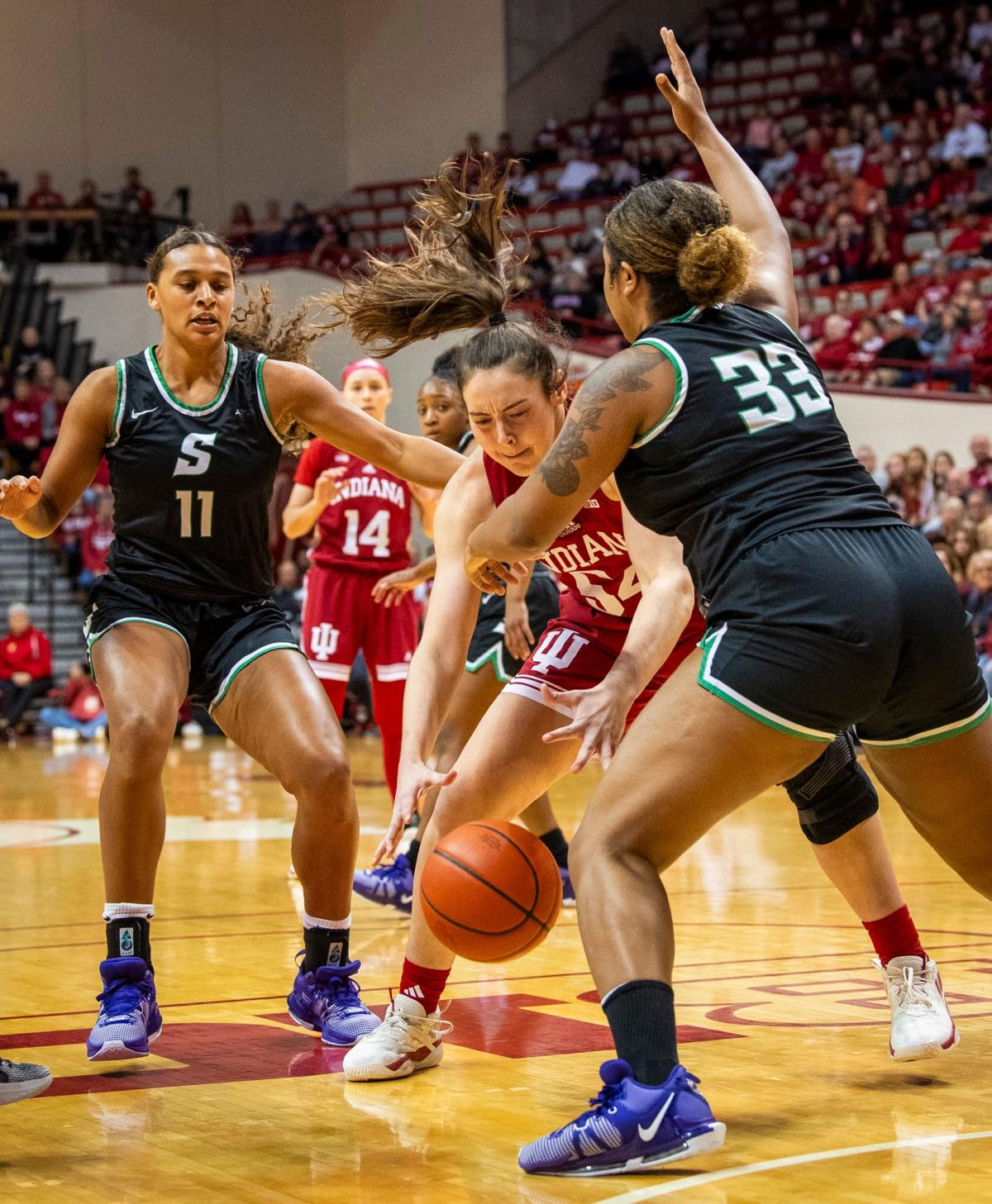Indiana women's basketball gets strong defensive effort in win over Stetson