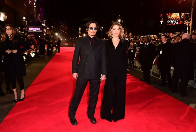 Mortdecai premiere – London