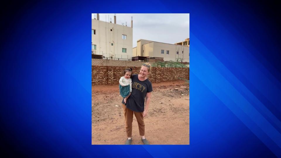 A Massachusetts mother, Trillian Clifford, and her young daughter, Alma, who were trapped in war-torn Sudan, have since been safely evacuated from that country, her family said Tuesday.