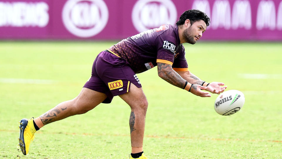 Pictured here, Kiwi veteran Isaac Luke has signed with Brisbane after being released by the Dragons.